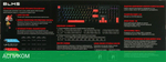 Клавиатура A4Tech Bloody S510R Fire Black/blms Red