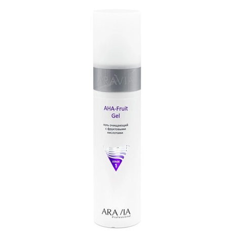 ARAVIA Гель очищающий с фруктовыми кислотами AHA-Fruit Gel 250 мл 6200 (93225)