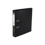 Папка-регистратор inФОРМАТ 55 мм одностор.PVC черный съемн. мех.