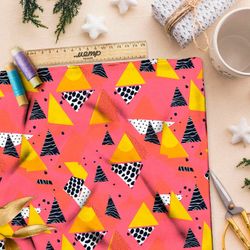 Ткань премиум интерлок абстрактные хореографии времени