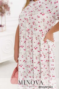 Платье 2465-белый Minova