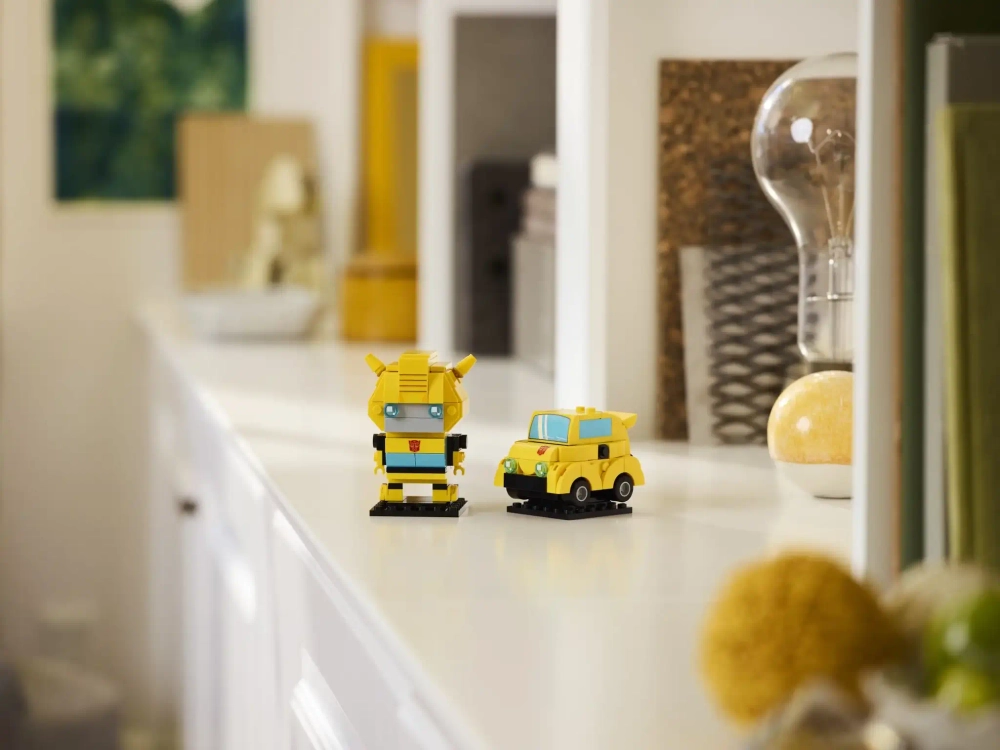 Конструктор LEGO BrickHeadz 40804 Робот и транспортное средство Бамблби