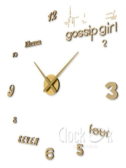 Настенные 3D часы "GOSSIP GIRL"