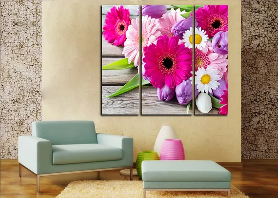 Модульная картина "Волнующий букет"