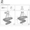 Подвесная светодиодная люстра ST Luce Tivoli SL1622.103.03