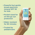 Blue Lizard Australian Sunscreen, Минеральное солнцезащитное средство-стик для детей, SPF 50+, 14 г (0,5 унции)