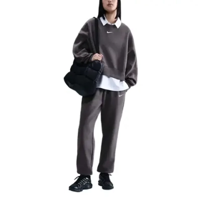 Баскетбольные женские штаны Nike Sportswear Phoenix Pants Gray