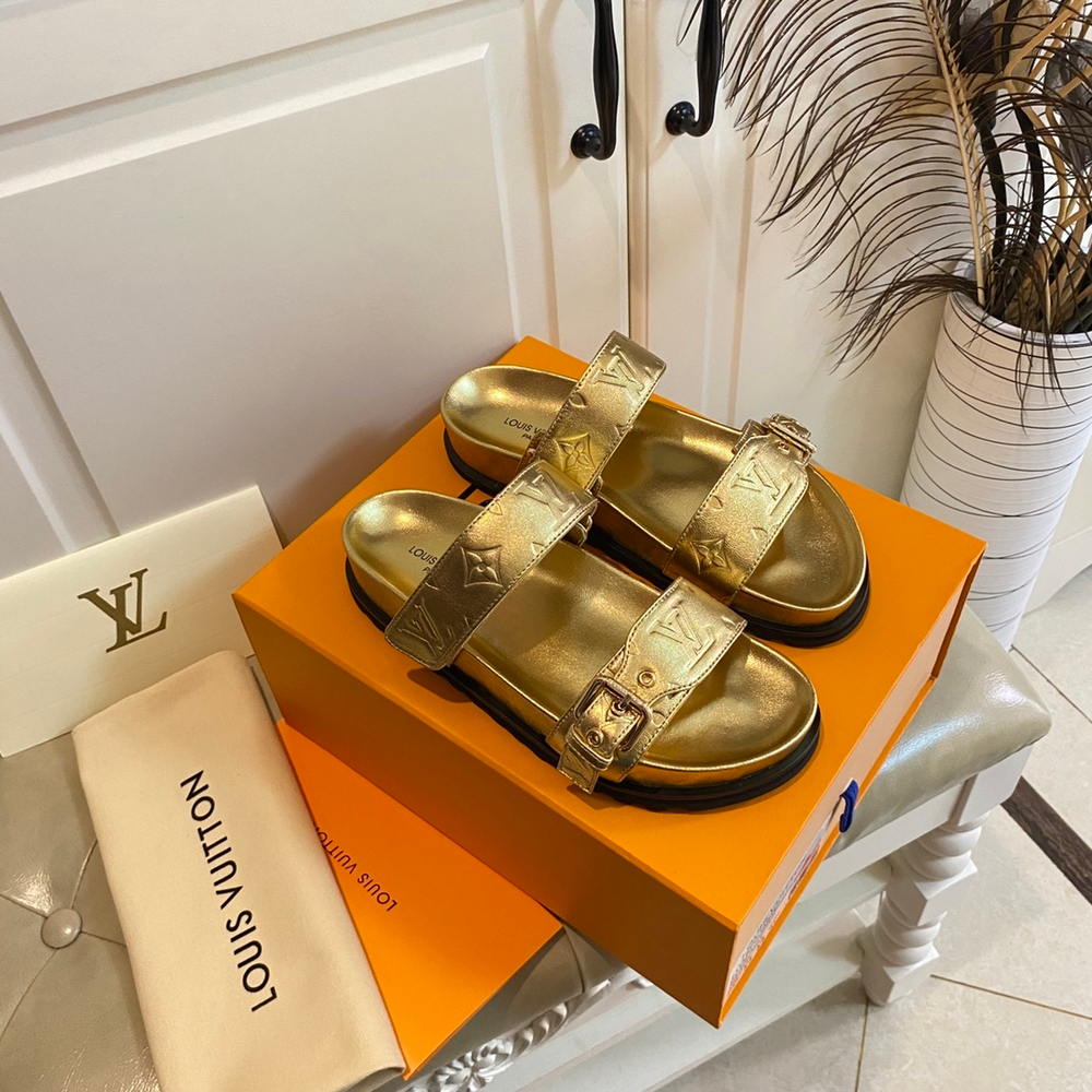 Louis Vuitton Bom Dia Flat Comfort Mule
