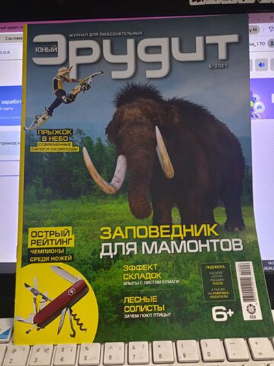 Журнал: Юный эрудит. Выпуск №6. 2021