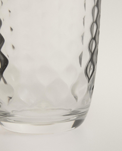 Zara Home стакан из стекла, цвет прозрачный, 12 см · 2336/401