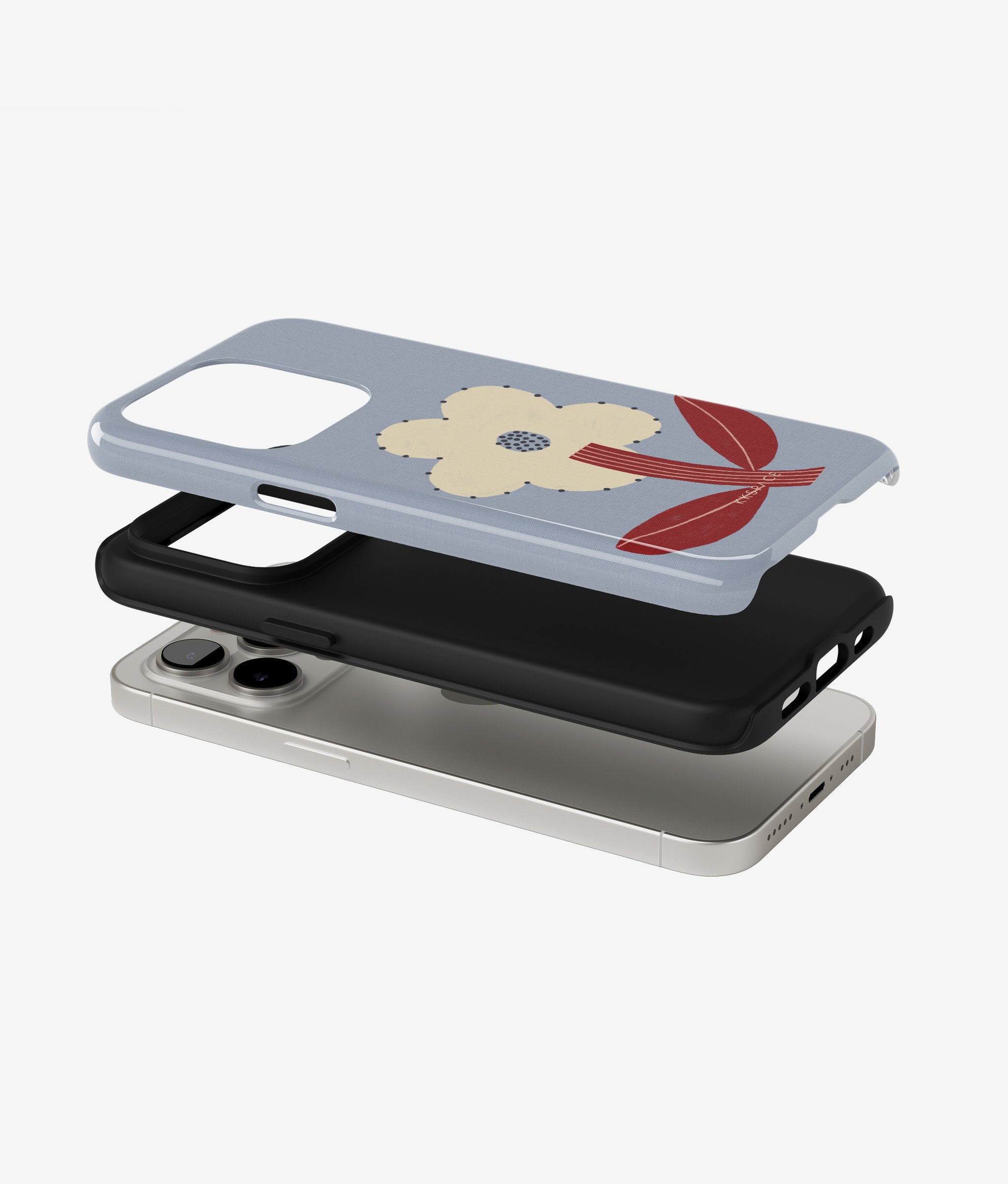 Чехол DAISY (голубой) для iPhone