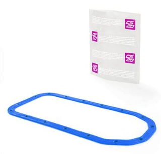 Прокладка поддона 2108-1009070 с шайбами металл, силикон СИНИЙ PROFI CS20 10016