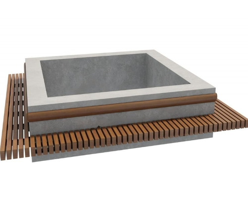 Скамейка на подпорную стенку «Лондон»