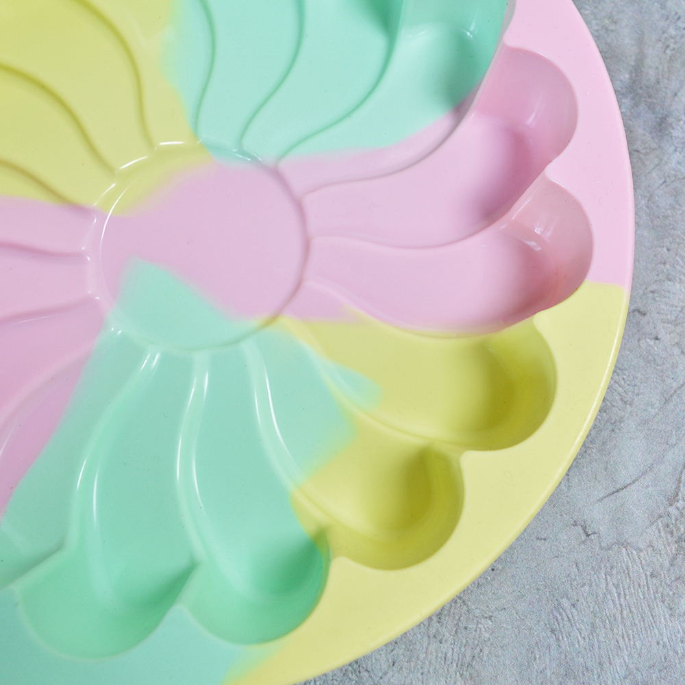 Форма для выпечки кексов силиконовая, 23*23*4см