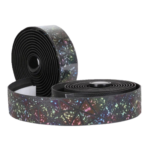 Оплетка "Reflect" на руль EVA+PU, толщина 3мм, узор с светоотражающими элементами на 1/3 длины. Индивидуальная упаковка, баренды, ленты на финиш.