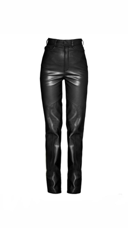 PANTS BLACK LEATHER