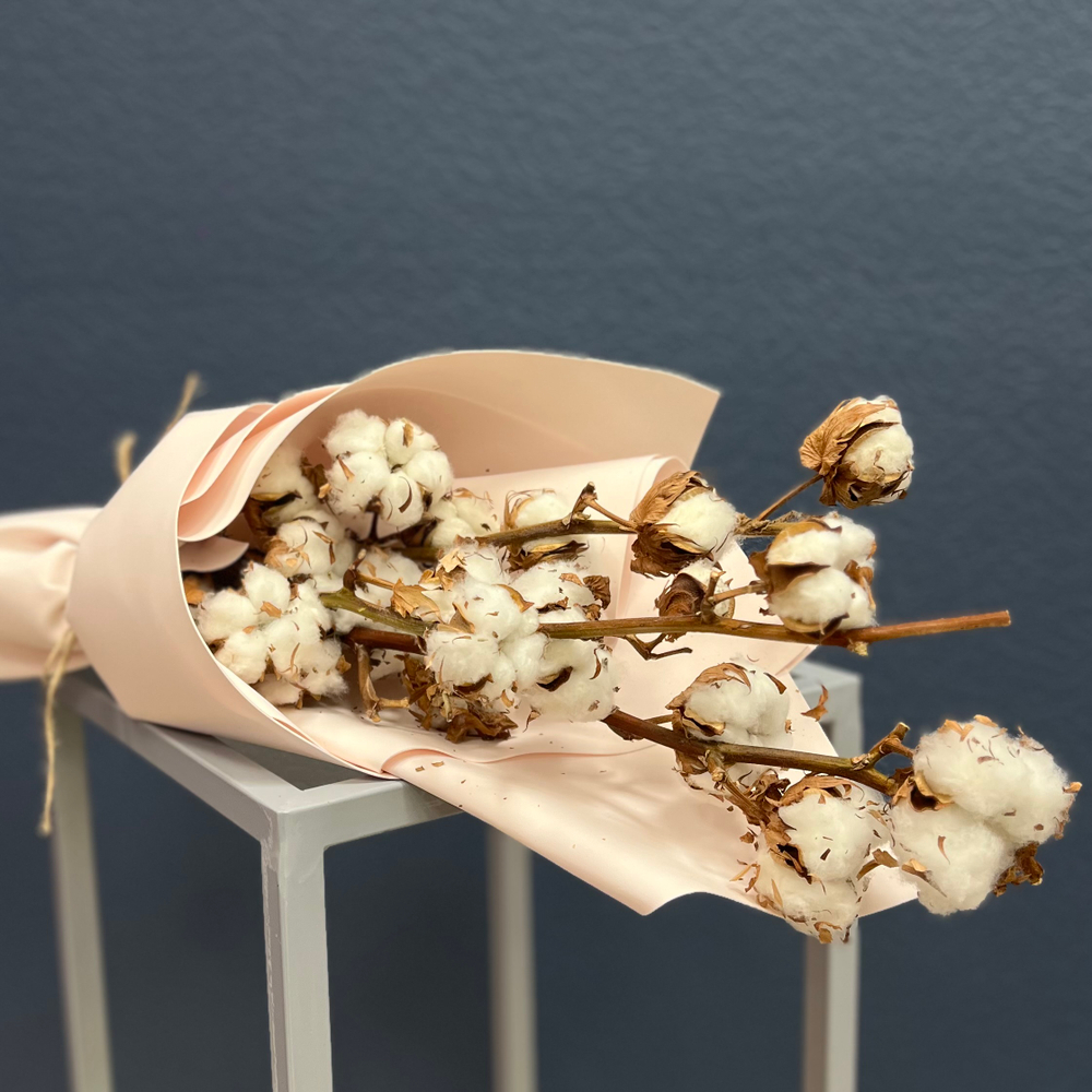 Букет из натурального хлопка