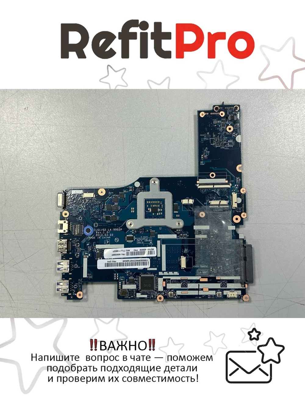 Материнская плата для ноутбука Lenovo G500s VILG1 W8P UMA HM70 (90003088), оригинал