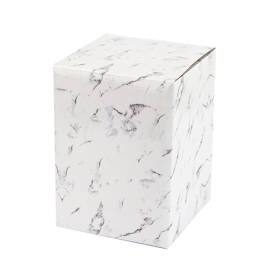 Банка для сыпучих продуктов (с бамбуковой крышкой) "Черный мрамор" d=10,5см. h=14см. v=720мл. (подар