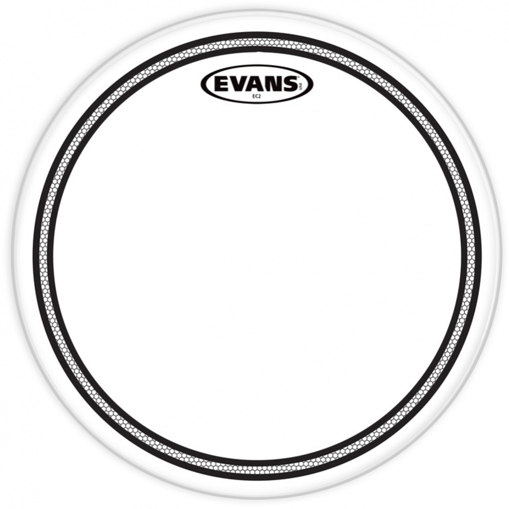 Evans TT12ECR EC Resonant Пластик нижний для малого, тимбалес и том барабанов, 12", резонансный.