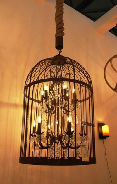 люстра Vintage birdcage 5006–D4+4