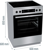 Электрическая плита Gorenje GECS6C70XPA