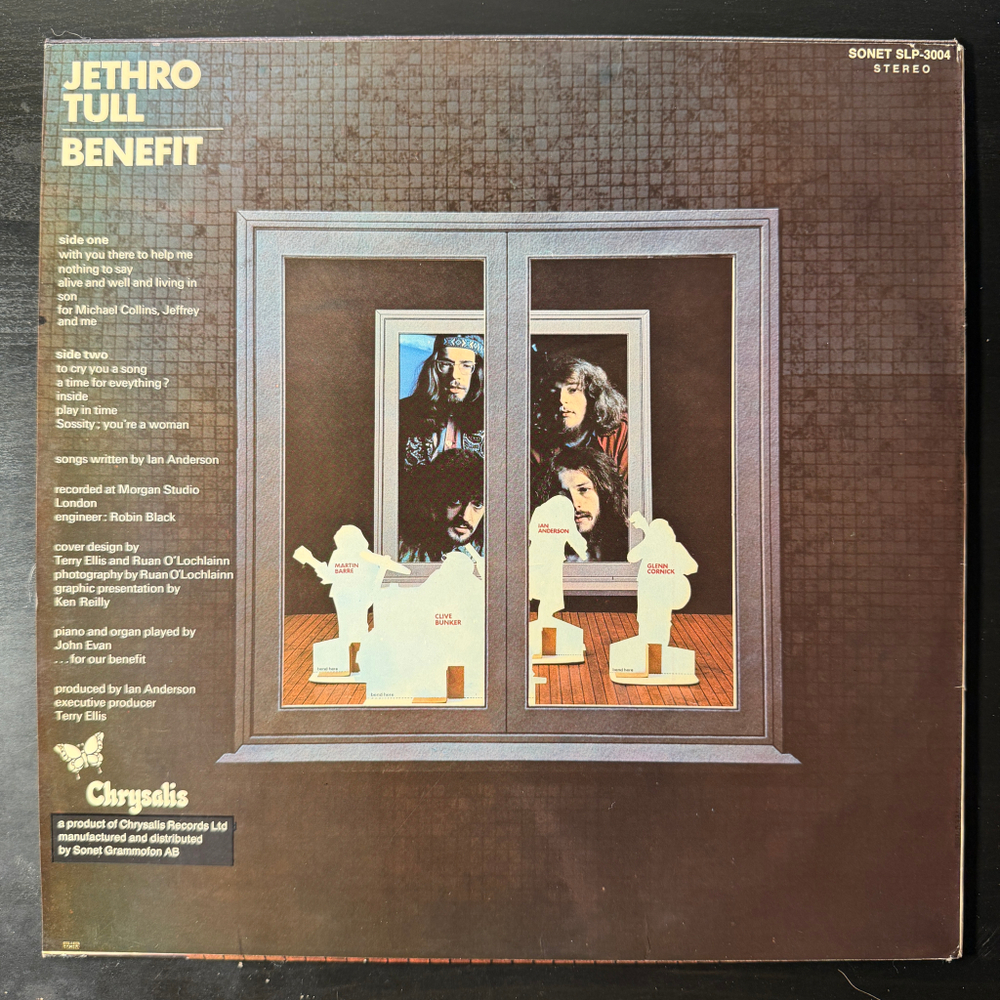 Jethro Tull ‎– Benefit (Скандинавия 1970г.)