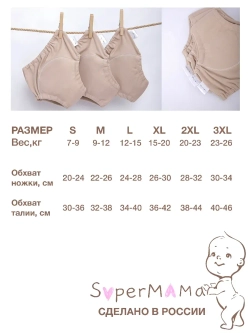 Трусики приучение к горшку многоразовые 3 шт