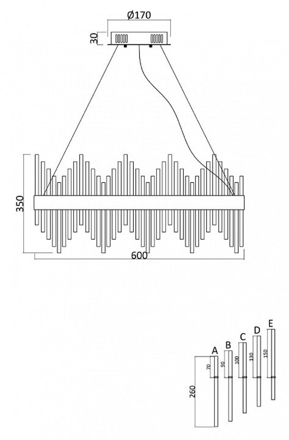 Подвесной светильник Freya Chalice FR10008PL-L46G