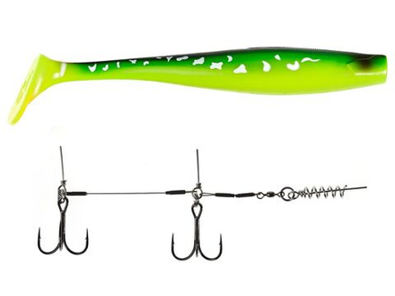 Виброхвост LJ 3D BBS Series KUBIRA SWIM SHAD 9,0in (22,86)/PG26 1шт.+Stinger L