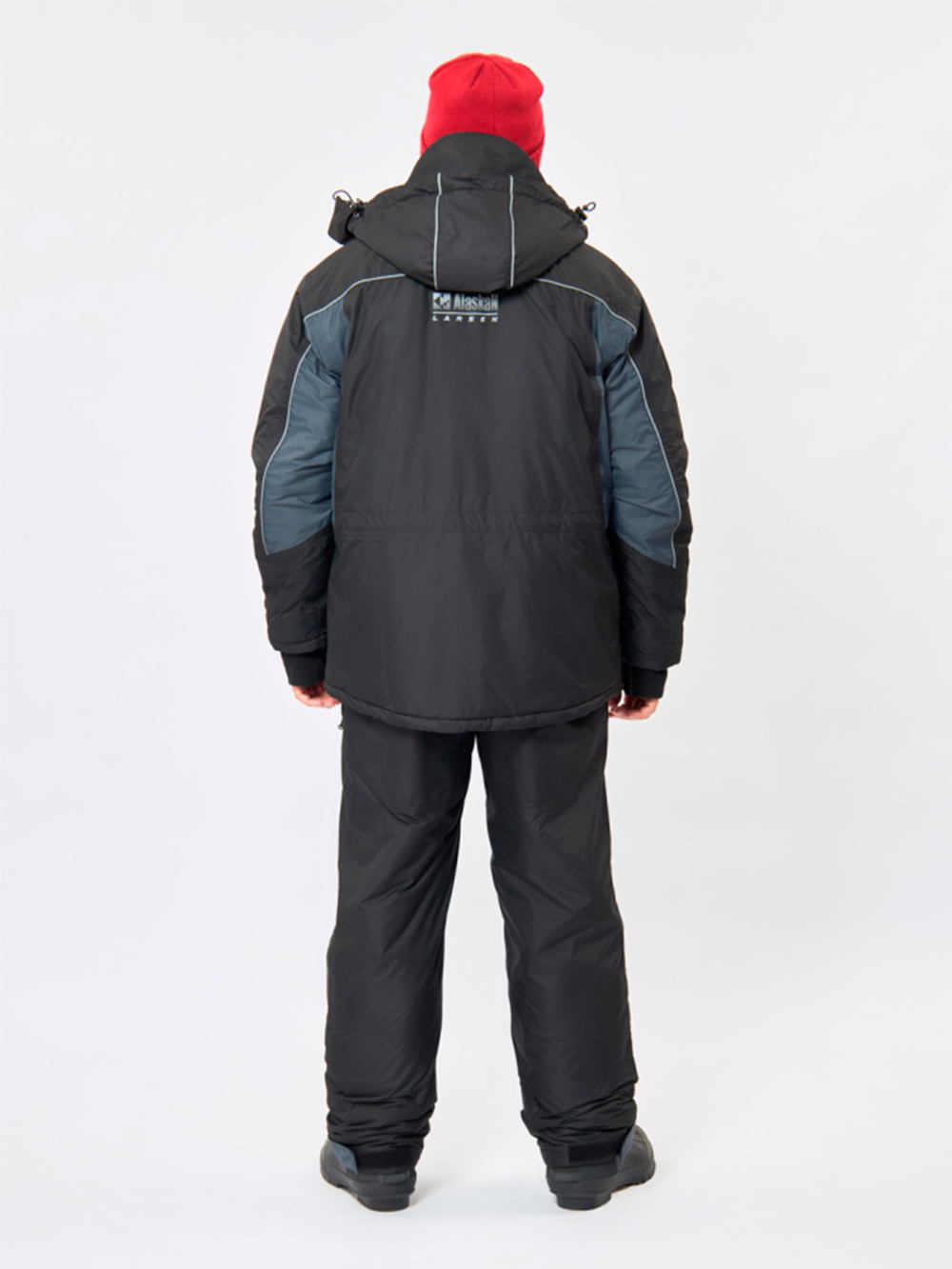 Костюм зимний Alaskan Larsen L серый/черный