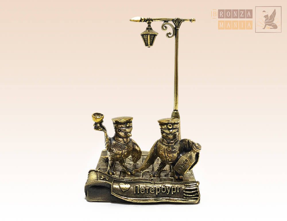 фигурка Чижики-Пыжики - Люблю Питер под фонариком