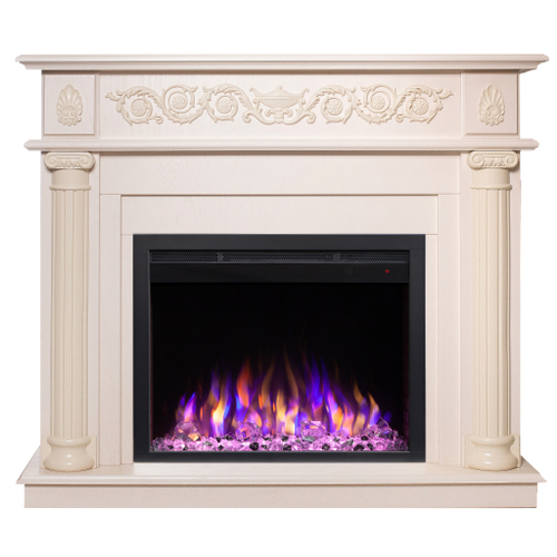 Каминокомплект Real Flame Attica WT с очагом Saphir 25,5