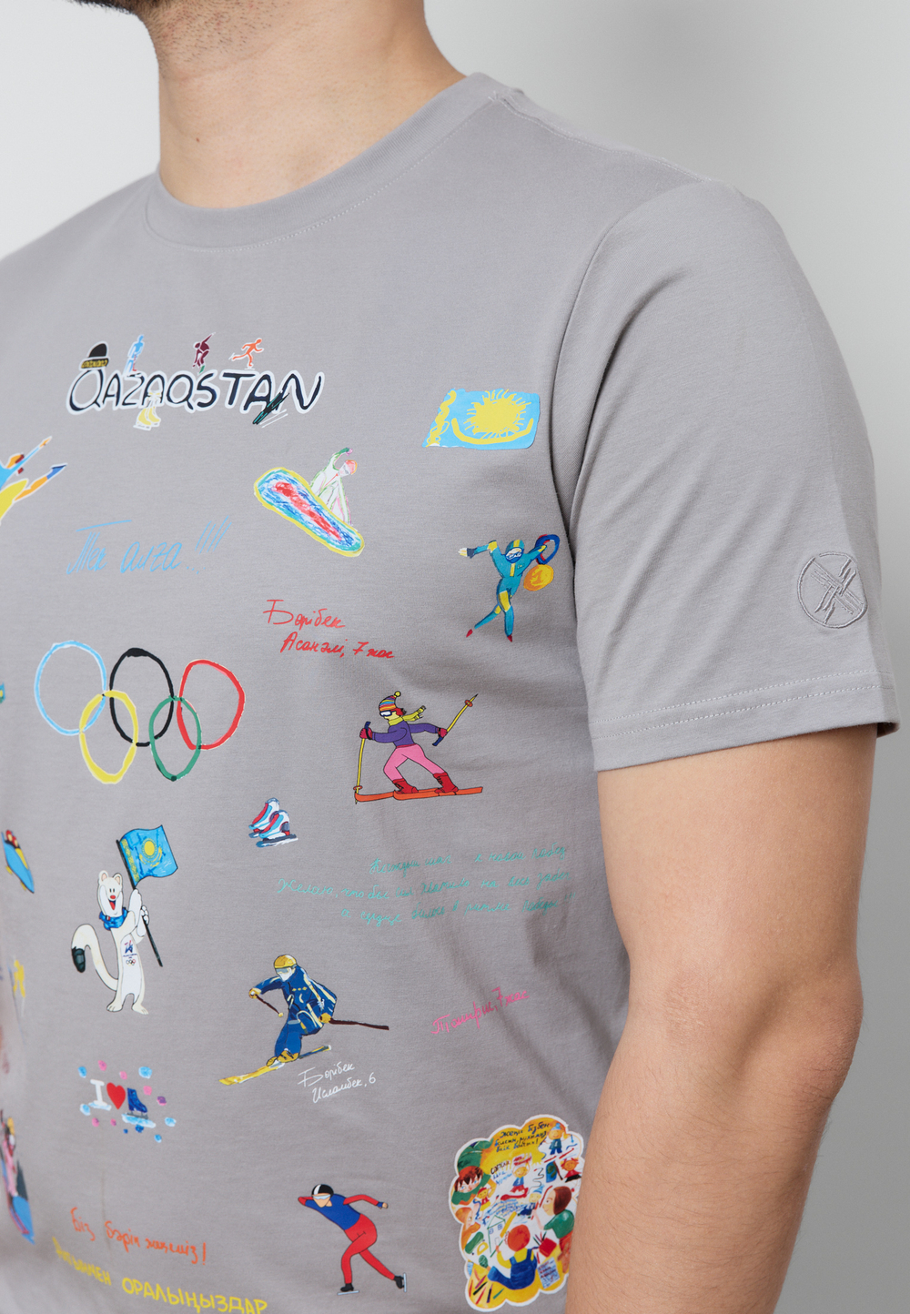 Футболка OLYMPIC CHILD LIGHT GREY