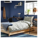 Складная кровать с 2 матрасами - IKEA UTÅKER/UTAKER, 200х80 см, матрас жесткий, сосна, УТОКЕР ИКЕА