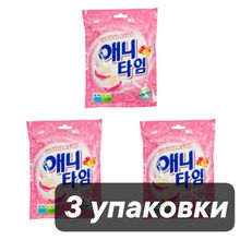 Леденцы Lotte Anytime Слива и персик без сахара 60 г, 3 шт