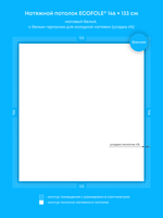 Натяжные потолки 1.9 м2, 0.6 м2, 1.7 м2, 6.1 м2, 11.7 м2