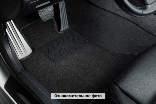 Ворсовые коврики LUX для Zeekr 9X Ultra (6 seats) 2025-н.в. Seintex.319439