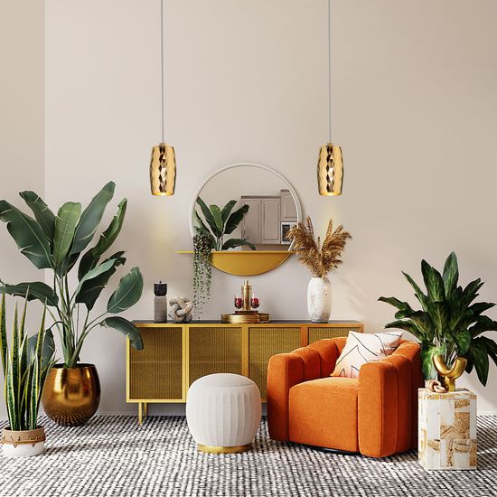 50246/1 LED / подвесной светильник / золото