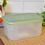 Контейнер для продуктов 0,85л прямоугольный "Verona" (зеленый)