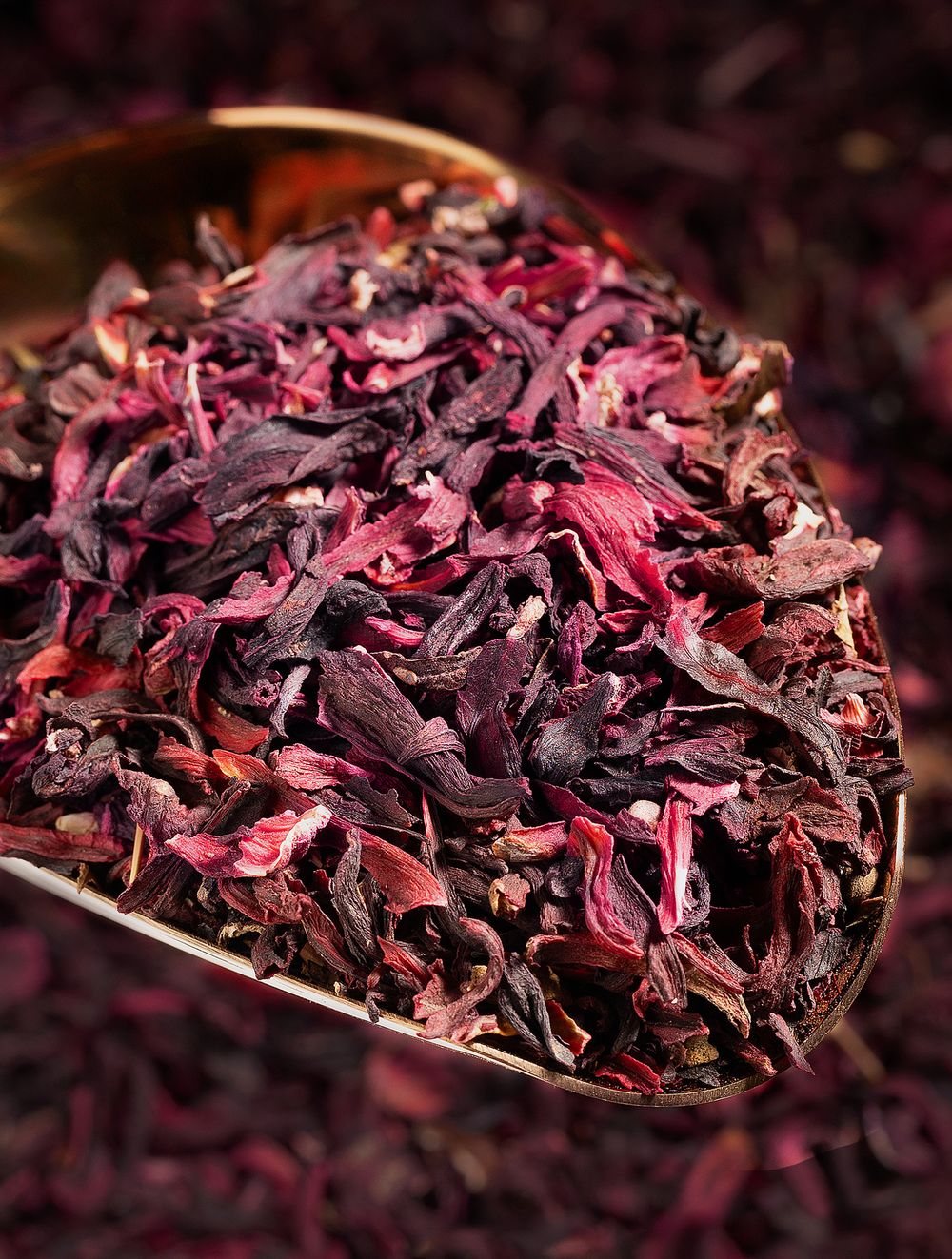 Напиток чайный - Каркаде (Гибискус) цветок 1/4 (резанный) пакет 200 гр