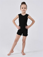 Комбинезон для гимнастики с шортами без рукава