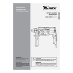 Перфоратор электрический MTX MRH-600-22, SDS-Plus, 600 Вт, 2,2 Дж, 3+1 режима 26682