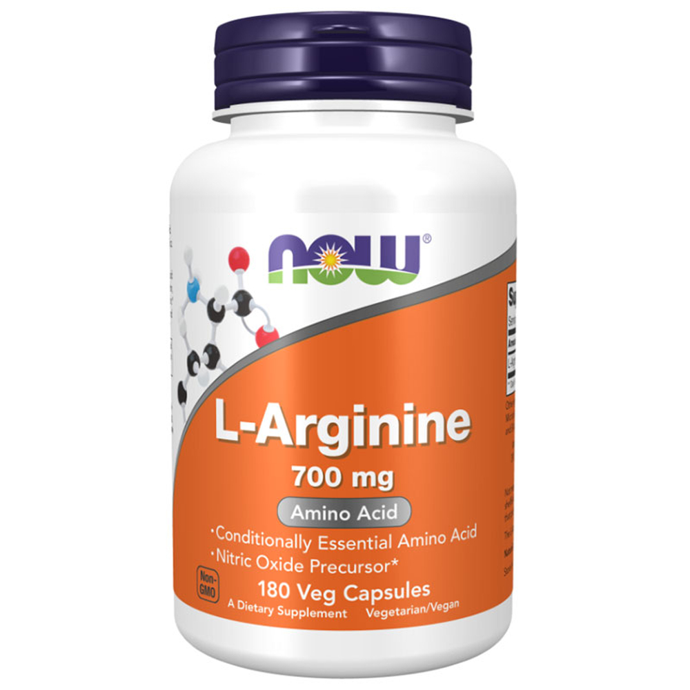 NOW L-Arginine 700 мг. (180 капс.)