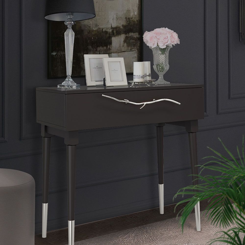 Консоль Арт Колор matte Стайл Сильвер Терпкий коричневый матовый