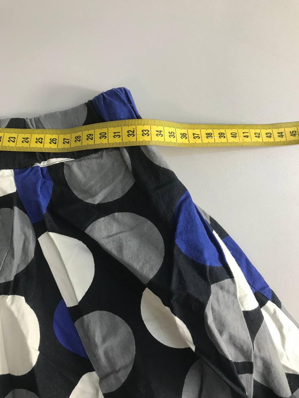 Юбка со стильными горошинами, визуально 42 размер