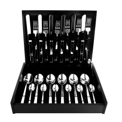 Набор столовых приборов на 6 персон 24 предмета Cutipol Bauhaus Bright в подарочной упаковке