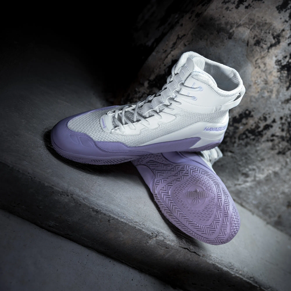Боксёрки Hayabusa Talon Boxing white/lavender