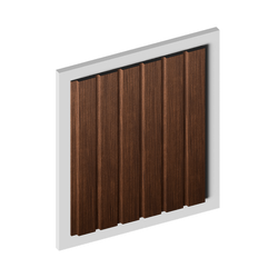 Стеновая панель HiWood декорированная, 270x12 см