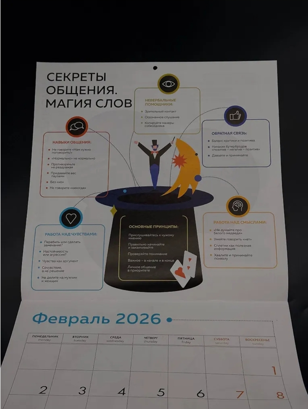 12 главных бестселлеров по саморазвитию. Календарь настенный на 2026 год